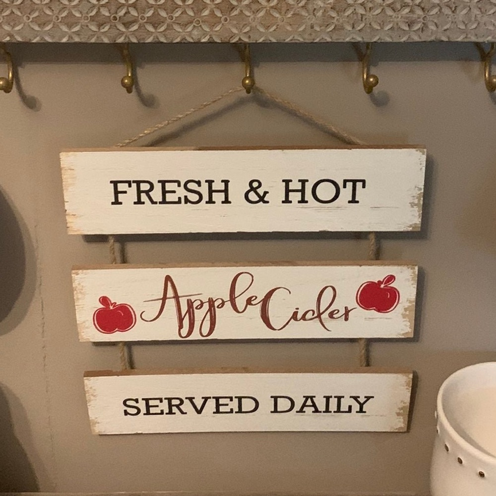 Target Bullseye Playground Fall Apple Cider Farm Sign from 2018